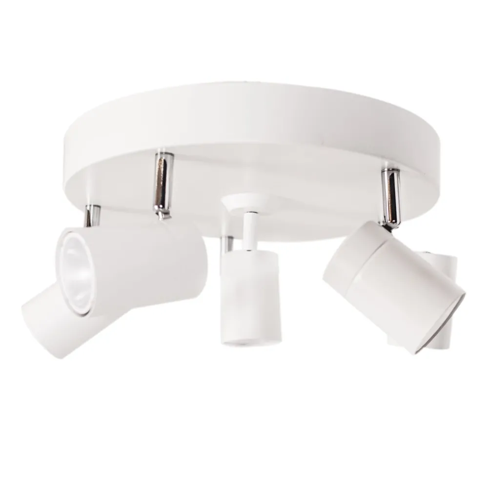 By Rydéns Deckenstrahler Weiß GU10 4-flammig klein Ø 30 cm* Flurlampen|Wohnzimmerlampen