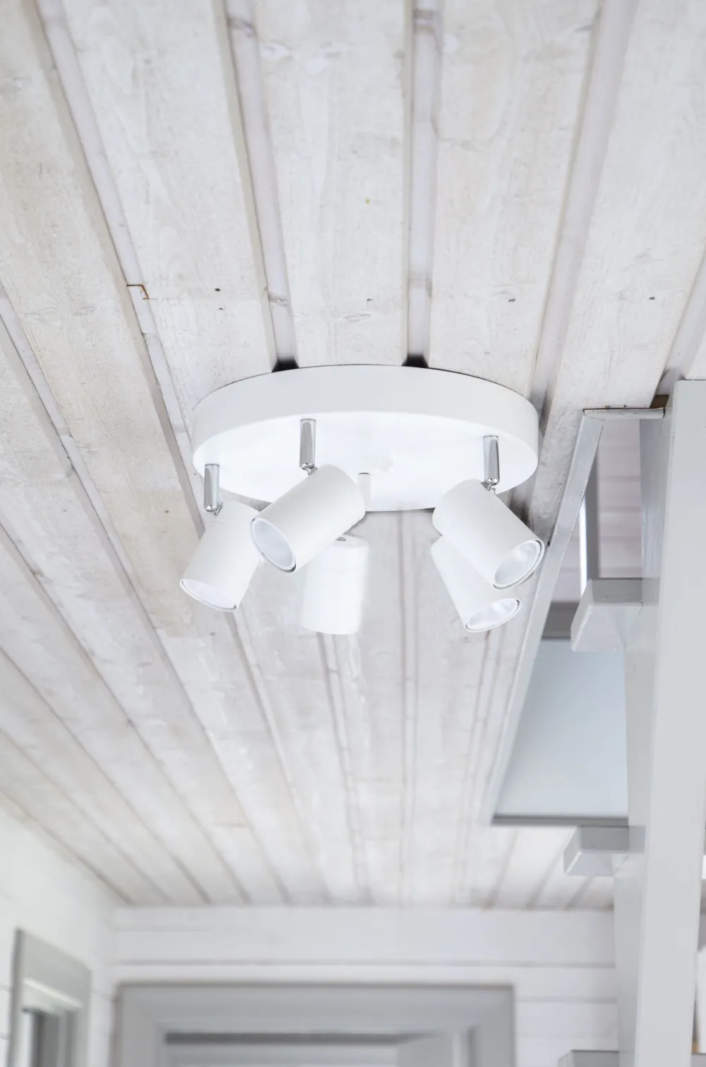 By Rydéns Deckenstrahler Weiß GU10 4-flammig klein Ø 30 cm* Flurlampen|Wohnzimmerlampen