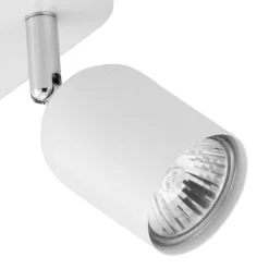 TK Lighting Deckenstrahler Weiß Metall verstellbar GU10 4-flammig