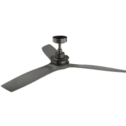 Outlet Elstead Deckenventilator Holz Ø142cm Sommer Winter Betrieb