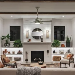 Elstead Deckenventilator mit Fernbedienung LED Beleuchtung dimmbar* Deckenleuchten