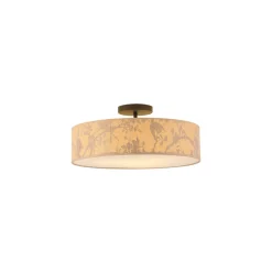 Sale Searchlight Dekorative Deckenleuchte Bambus Muster E27 3-flammig