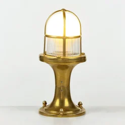 Lido Dekorative Gartenleuchte Messing H:25cm Maritim* Rustikale Lampen|Metall Lampen