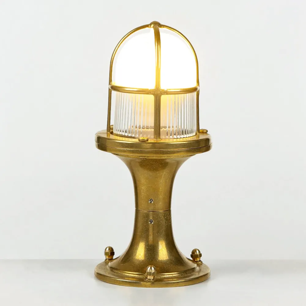 Lido Dekorative Gartenleuchte Messing H:25cm Maritim* Rustikale Lampen|Metall Lampen