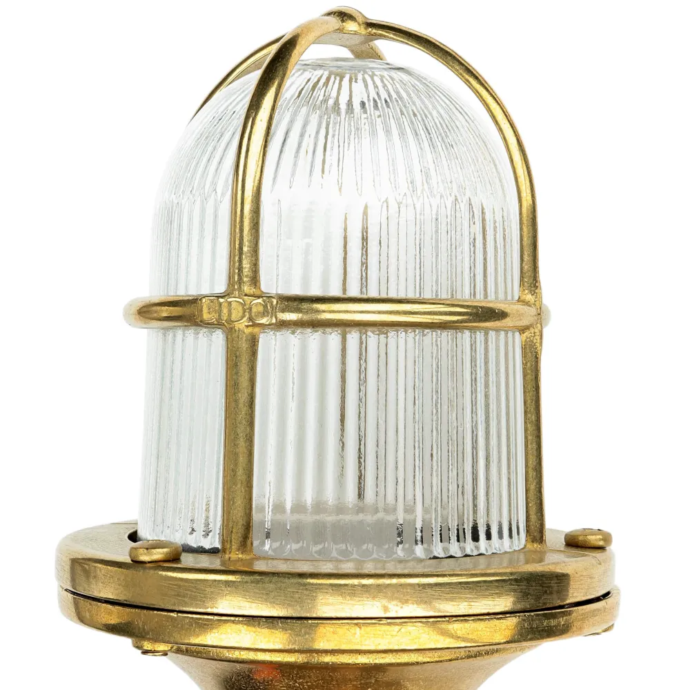 Lido Dekorative Gartenleuchte Messing H:25cm Maritim* Rustikale Lampen|Metall Lampen