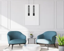 Belis Dekorative Hängelampe Metall GU10 35 cm lang Schwarz* Hängelampen|Bürolampen