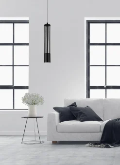 Belis Dekorative Hängelampe Metall GU10 Ø10 cm rund Schwarz* Hängelampen|Bürolampen