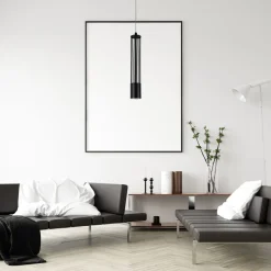 Belis Dekorative Hängelampe Metall GU10 Ø10 cm rund Schwarz* Hängelampen|Bürolampen