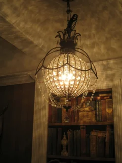 Clearance Elstead Dekorative Hängeleuchte Kristall Schirm Premium Design