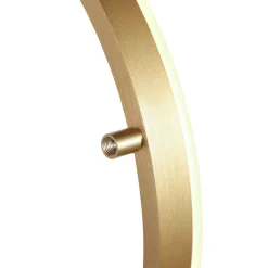 Clearance Steinhauer Dekorative LED Wandlampe Metall in Gold H:40 cm Ring
