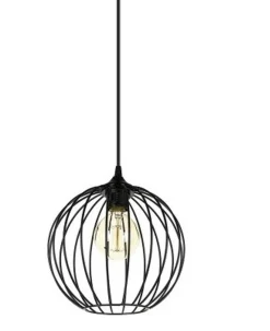 Discount Belis Dekorative Pendelleuchte Draht Kugel Metall E27 Ø23 cm