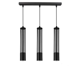 Belis Dekorative Pendelleuchte Metall GU10 55 cm lang Schwarz* Hängelampen|Bürolampen