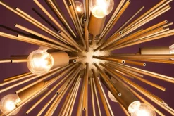 Online Invicta Interior Dekorative Pendelleuchte in Gold kunstvoll ISADIA