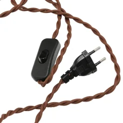 Easylight Dekorative Tischlampe EDISON Industrial Design rund* Holzlampen|Industrie Lampen