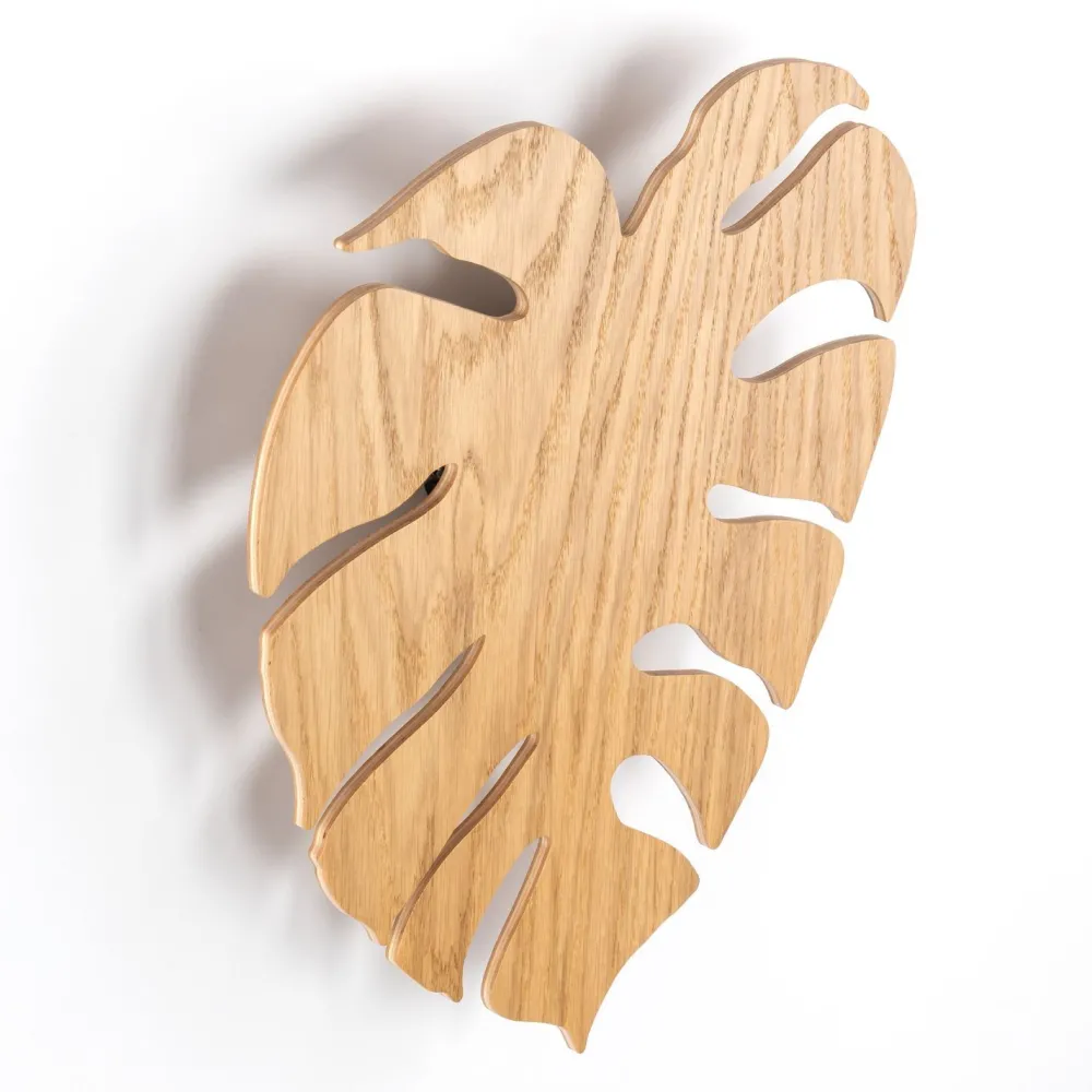TK Lighting Dekorative Wandlampe Holz Blatt indirektes Licht H: 40 3x G9* Wandleuchten|Flurlampen