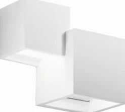 Online Eco-Light Dekorative Wandleuchte Up Down Gips Weiß G9 B:20 cm