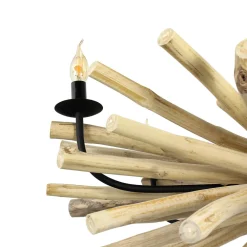 Suna Living Design Kronleuchter Treibholz Metall Handarbeit BANGKOK* Hängelampen|Moderne Lampen