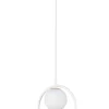 Sigma Design Pendelleuchte Glas Metall Weiß bis 0,9 m G9* Hängelampen|Kugellampen