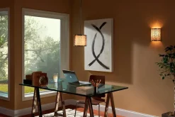 Discount Elstead Design Pendelleuchte VEINE Chrom Ø20cm verstellbar