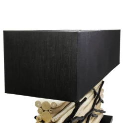 Suna Living Design Tischlampe Treibholz Stoffschirm 80 cm lang* Moderne Lampen|Stofflampen