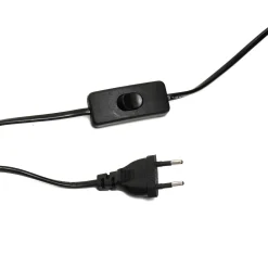 Suna Living Design Tischlampe Treibholz Stoffschirm 80 cm lang* Moderne Lampen|Stofflampen