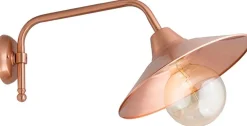 Lido Design Wandlampe Messing in Kupfer E27 Wohnzimmer* Wandleuchten|Küchenlampen