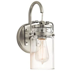 Elstead Design Wandleuchte Glas Metall Industrial Look* Wandleuchten|Küchenlampen