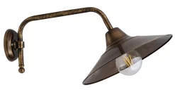 Lido Designer Wandlampe aus Messing groß ANGELOS Treppe* Wandleuchten|Küchenlampen