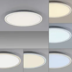 Just Light Dimmbare LED Deckenlampe Fernbedienung 2700-5000 K rund* Flurlampen|Bürolampen