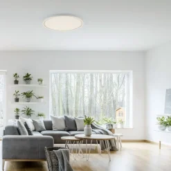 Just Light Dimmbare LED Deckenlampe Fernbedienung 2700-5000 K rund* Flurlampen|Bürolampen