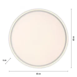 Just Light Dimmbare LED Deckenlampe Fernbedienung 2700-5000 K rund* Flurlampen|Bürolampen
