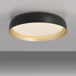 Just Light Dimmbare LED Deckenlampe Schwarz Gold Ø57 cm 3850 lm* Deckenleuchten|Flurlampen