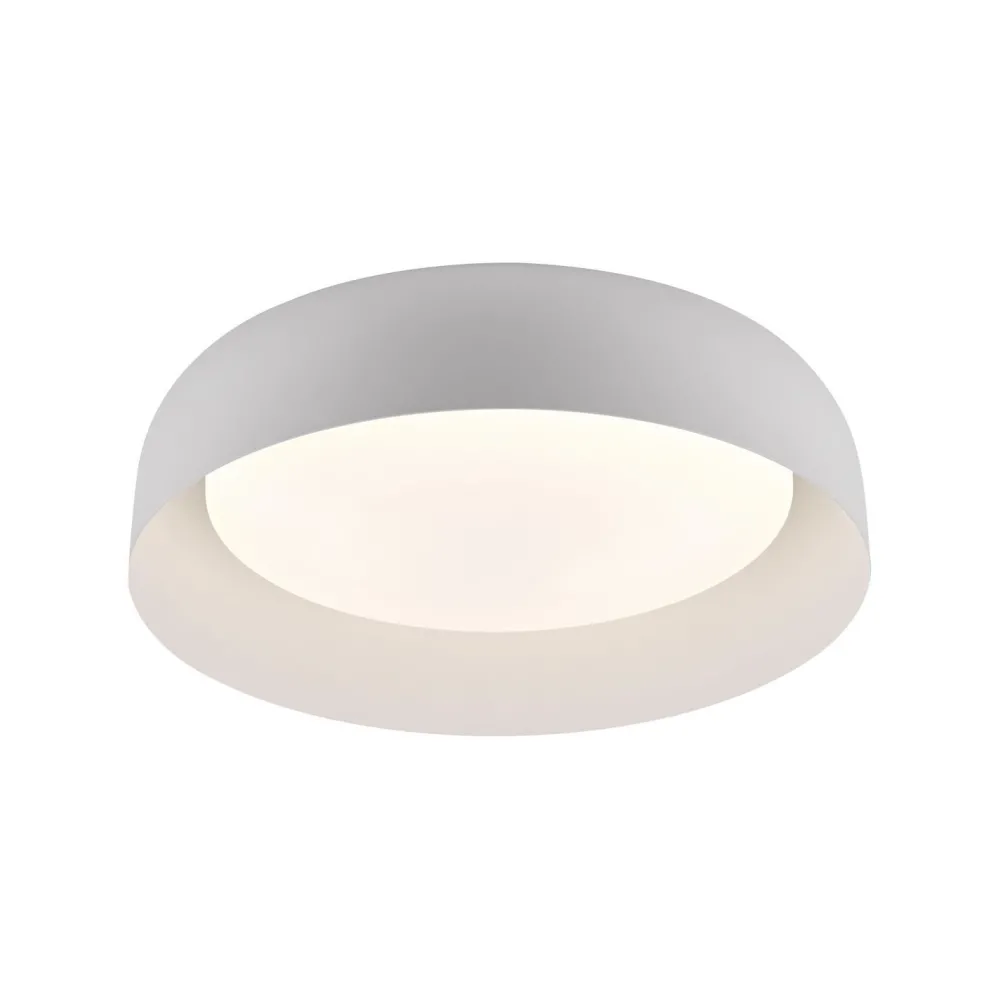 Just Light Dimmbare LED Deckenlampe Weiß Metall Ø40 cm 2700-5000 K* Deckenleuchten|Flurlampen