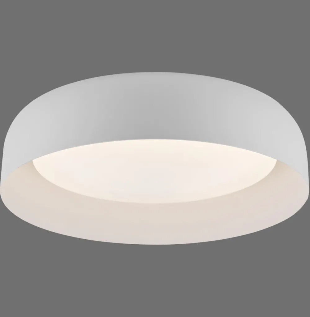 Just Light Dimmbare LED Deckenlampe Weiß Metall Ø40 cm 2700-5000 K* Deckenleuchten|Flurlampen