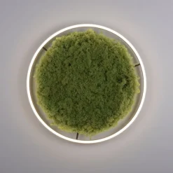 Just Light Dimmbare LED Deckenlampe Moos Schwarz 3000 K 28 W* Wohnzimmerlampen|Schlafzimmer Lampen