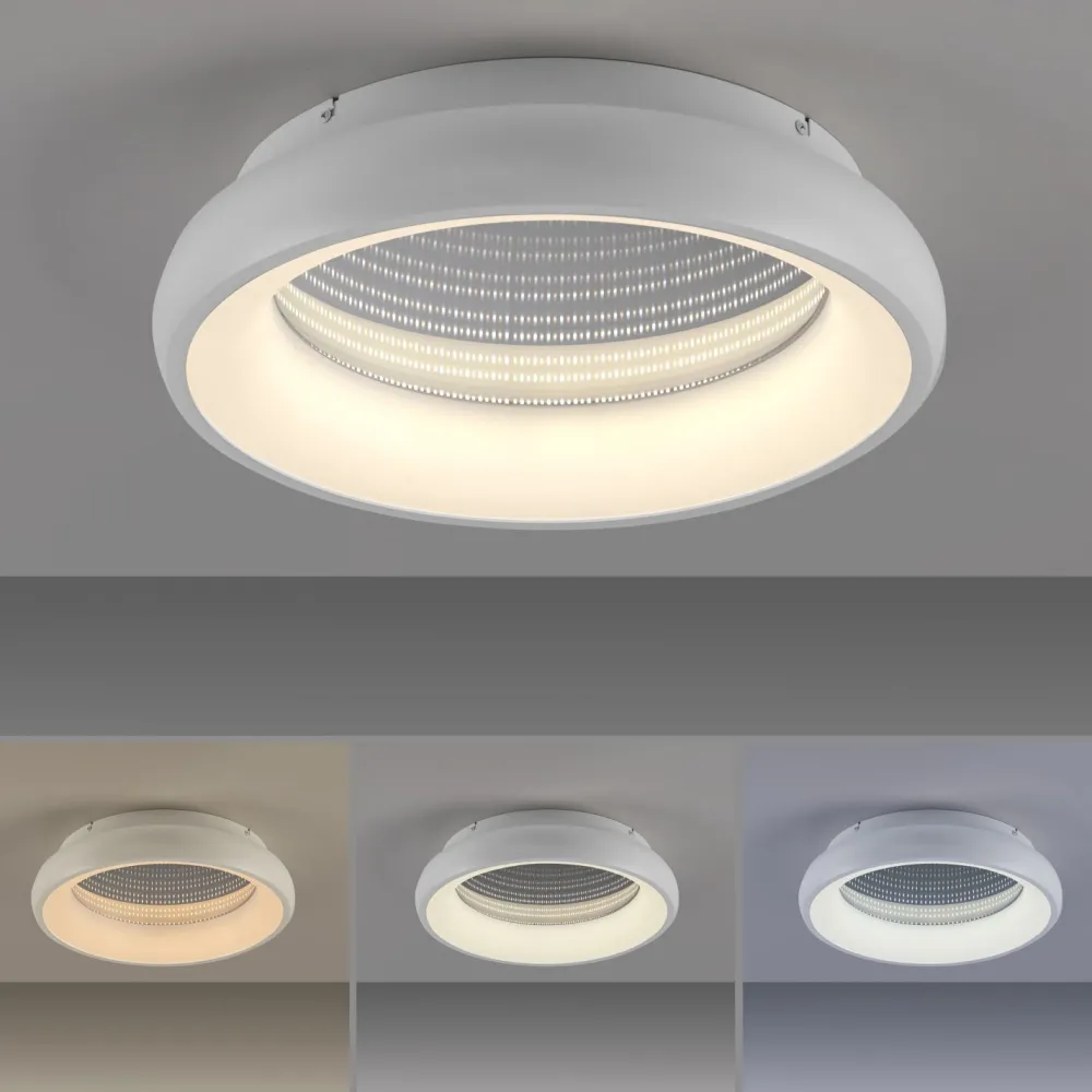 Sale Just Light Dimmbare LED Deckenleuchte Tunneleffekt 2700-5000 lm