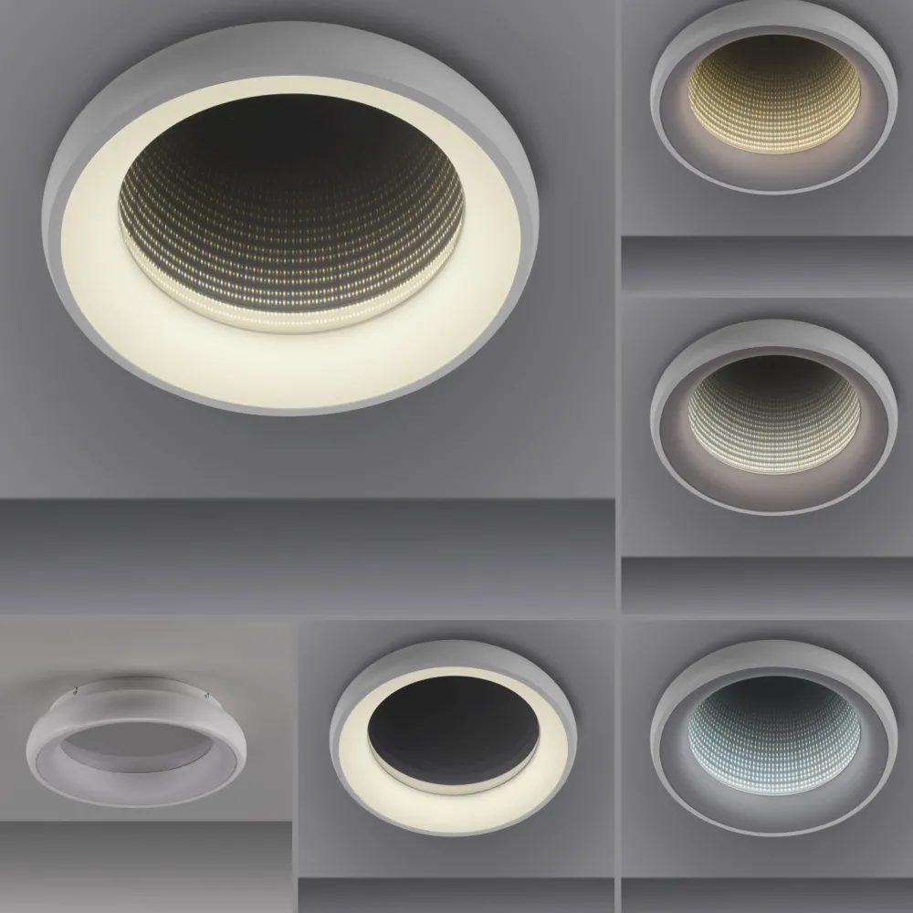 Sale Just Light Dimmbare LED Deckenleuchte Tunneleffekt 2700-5000 lm