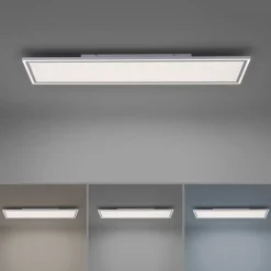 Just Light Dimmbare LED Deckenleuchte Fernbedienung 54 W 121,4 cm* Flurlampen|Bürolampen