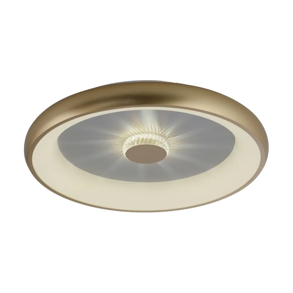 Just Light Dimmbare LED Deckenleuchte 2700-5000 K Ø61,5 cm Messing* Flurlampen|Bürolampen