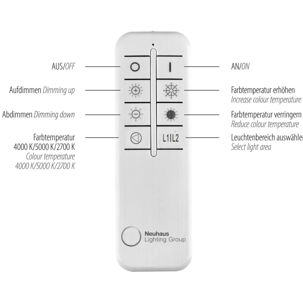 Just Light Dimmbare LED Deckenleuchte 2700-5000 K Ø61,5 cm Messing* Flurlampen|Bürolampen