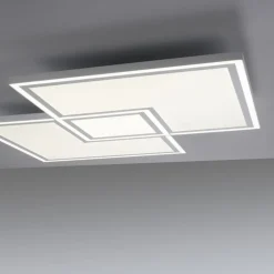 Just Light Dimmbare LED Deckenleuchte Fernbedienung 6900 lm 67 cm