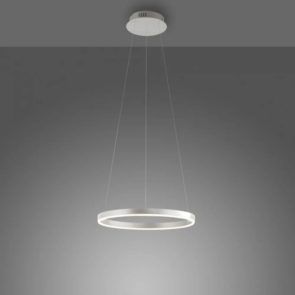 Just Light Dimmbare LED Hängelampe Aluminium Metall Ø39,3 cm 20 W* Hängelampen|Bürolampen
