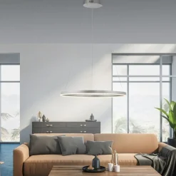 Hot Just Light Dimmbare LED Pendelleuchte in Aluminium Ø58,5 cm 3000 K