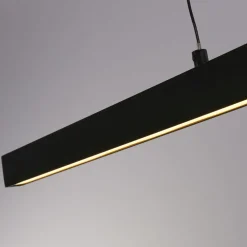 Searchlight Dimmbare LED Pendelleuchte Schwarz Metall 101,5 cm 29 W* Hängelampen|Led Lampen