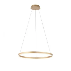 Best Just Light Dimmbare LED Pendelleuchte Ø58,5 cm 3000 K in Messing