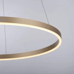 Best Just Light Dimmbare LED Pendelleuchte Ø58,5 cm 3000 K in Messing