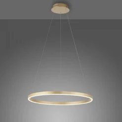 Best Just Light Dimmbare LED Pendelleuchte Ø58,5 cm 3000 K in Messing