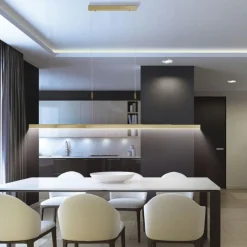 Best Paul Neuhaus Dimmbare LED Pendelleuchte Touch 4680 lm in Messing