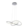 Just Light Dimmbare LED Pendelleuchte in Aluminium 3000 K L:57 cm* Hängelampen|Bürolampen