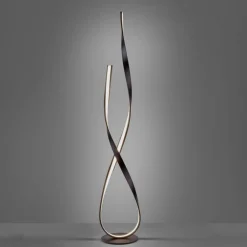 Paul Neuhaus Dimmbare LED Stehlampe in Rostbraun 140 cm 3000 K 26 W* Wohnzimmerlampen|Metall Lampen